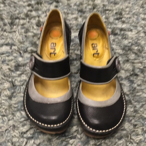 art mary jane shoes